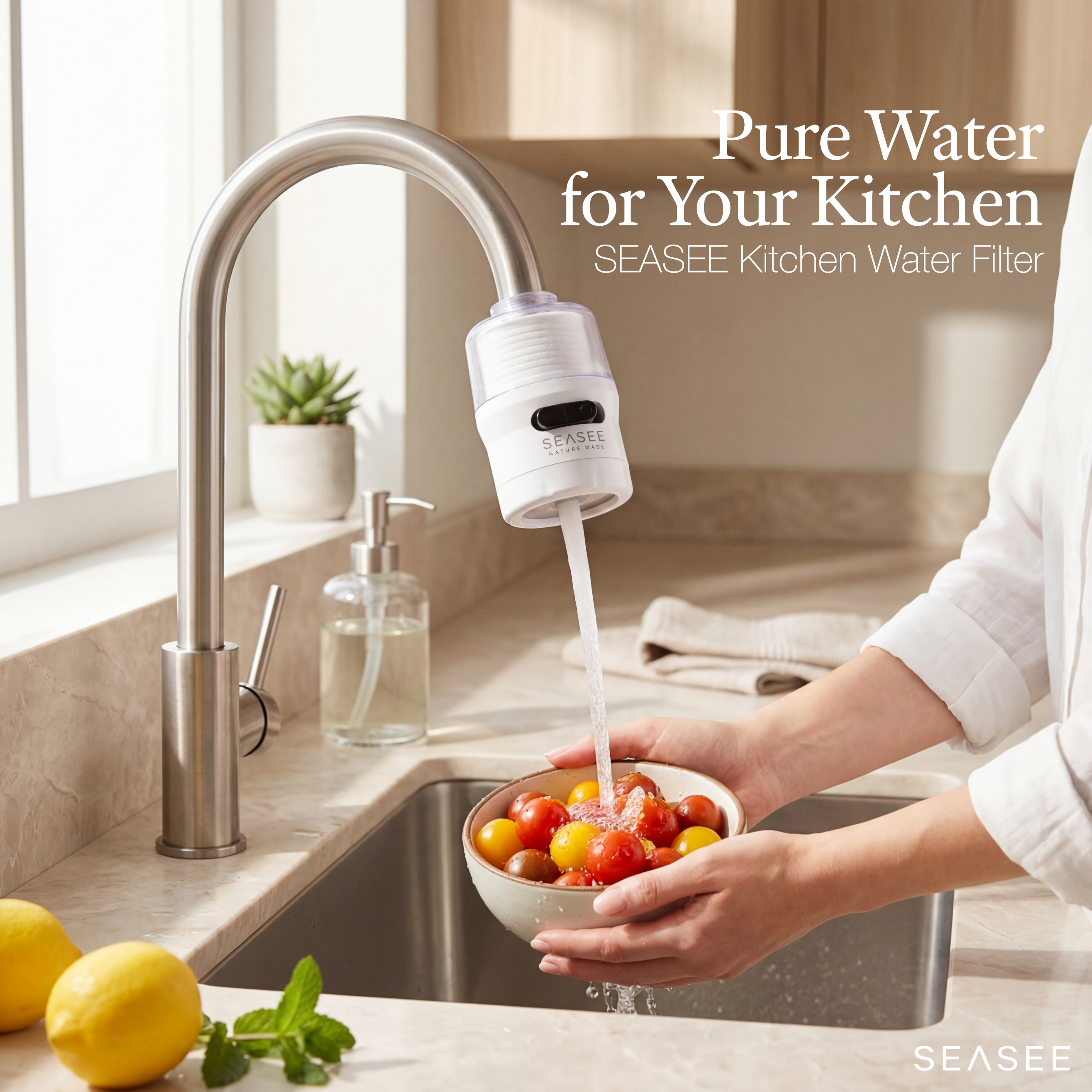 SEASEE Kitchen Water Filter Kit - Flexible Type - main product image