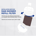 SEASEE Rain Shower Filter Refill Single Pack - product detail image 6