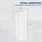 SEASEE Monster Refill Filter (3 pcs) - product detail image 6