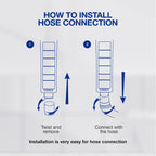 SEASEE Shower Hose - White - product detail image 3