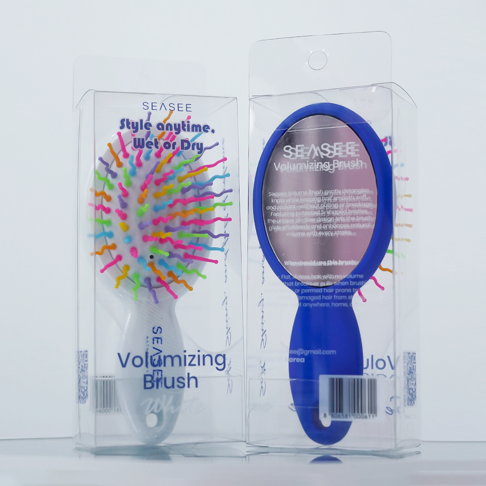 SEASEE Rainbow Volume Brush with Mirror - White - main product image